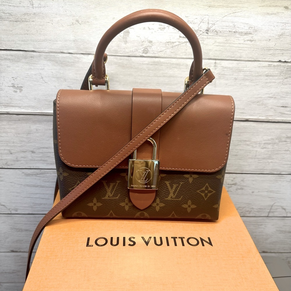 Louis Vuitton Brown and Tan Mini Bag